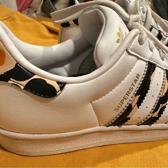Adidas Marimekko white sneakers, size 7, unique - Picture 2 of 10